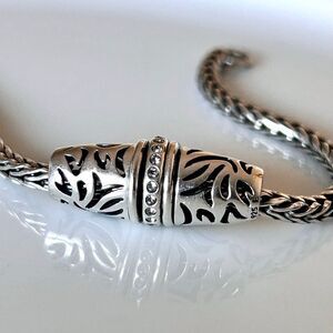 CHAMILIA Zebra from The Swarovski Collection Long Barrel Charm CHAM 925S Safari
